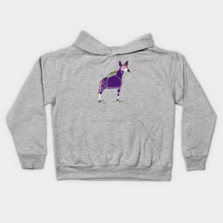 Purple Okapi Kids Hoodie